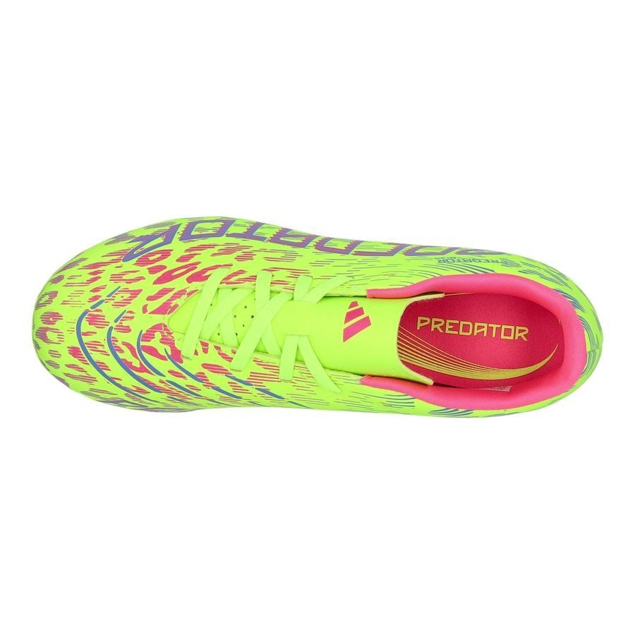 adidas Predator Club FxG Mystic Victory - Lucid Lemon/Lucid Pink/Blue Fusion
