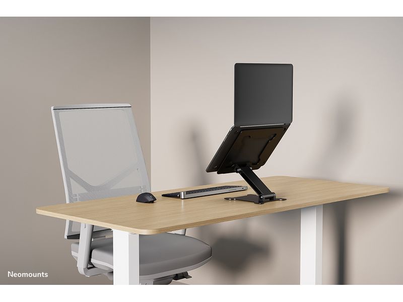 NEOMOUNTS Notebookständer DS20-740BL1 bis 5 kg – Schwarz Faltbarer Laptop-Ständer für Laptops von 11 bis 15