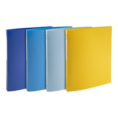 Exacompta BeeBlue - Classeur souple 4 anneaux - Dos 20 mm - A4 - pour 140 feuilles - disponible dans différentes couleurs