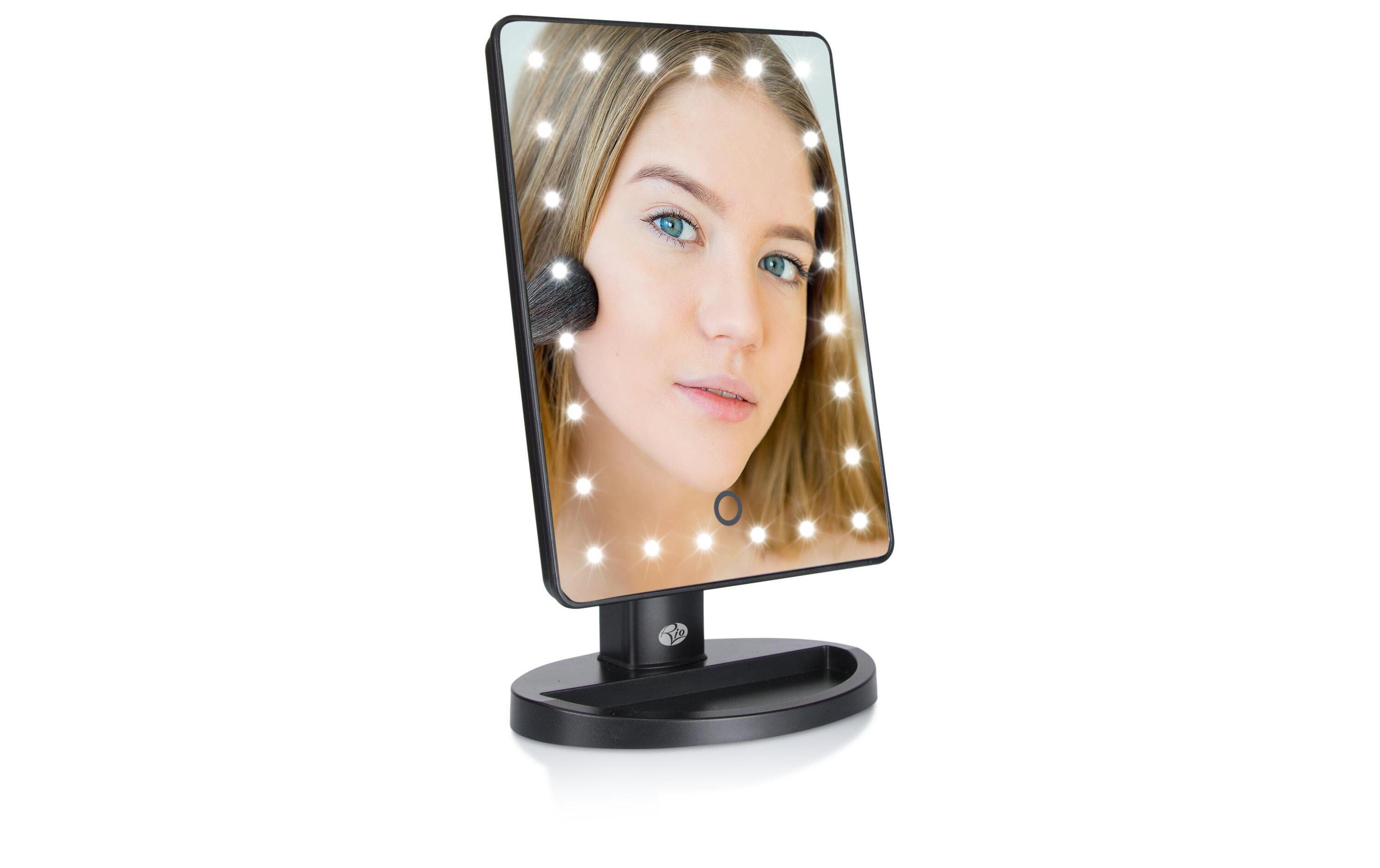 Kosmetikspiegel Touch Beauty Mirror SchwarzDimmbarer Schminkspiegel