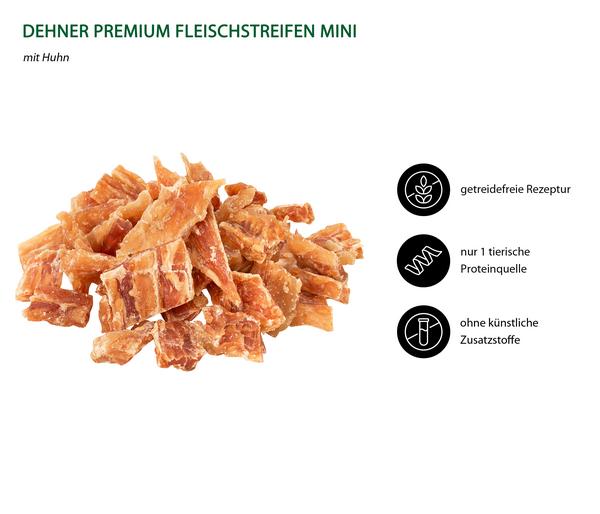 Dehner Premium Hundesnack Fleischstreifen Mini