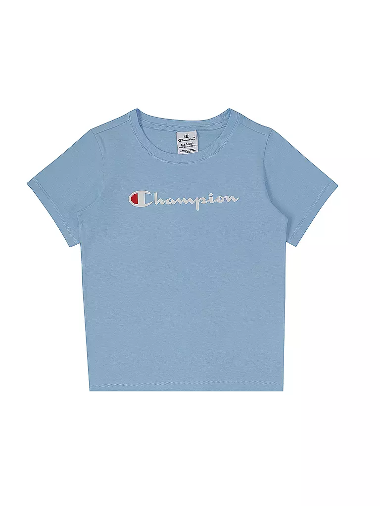 CHAMPION Mädchen T-Shirt hellblau