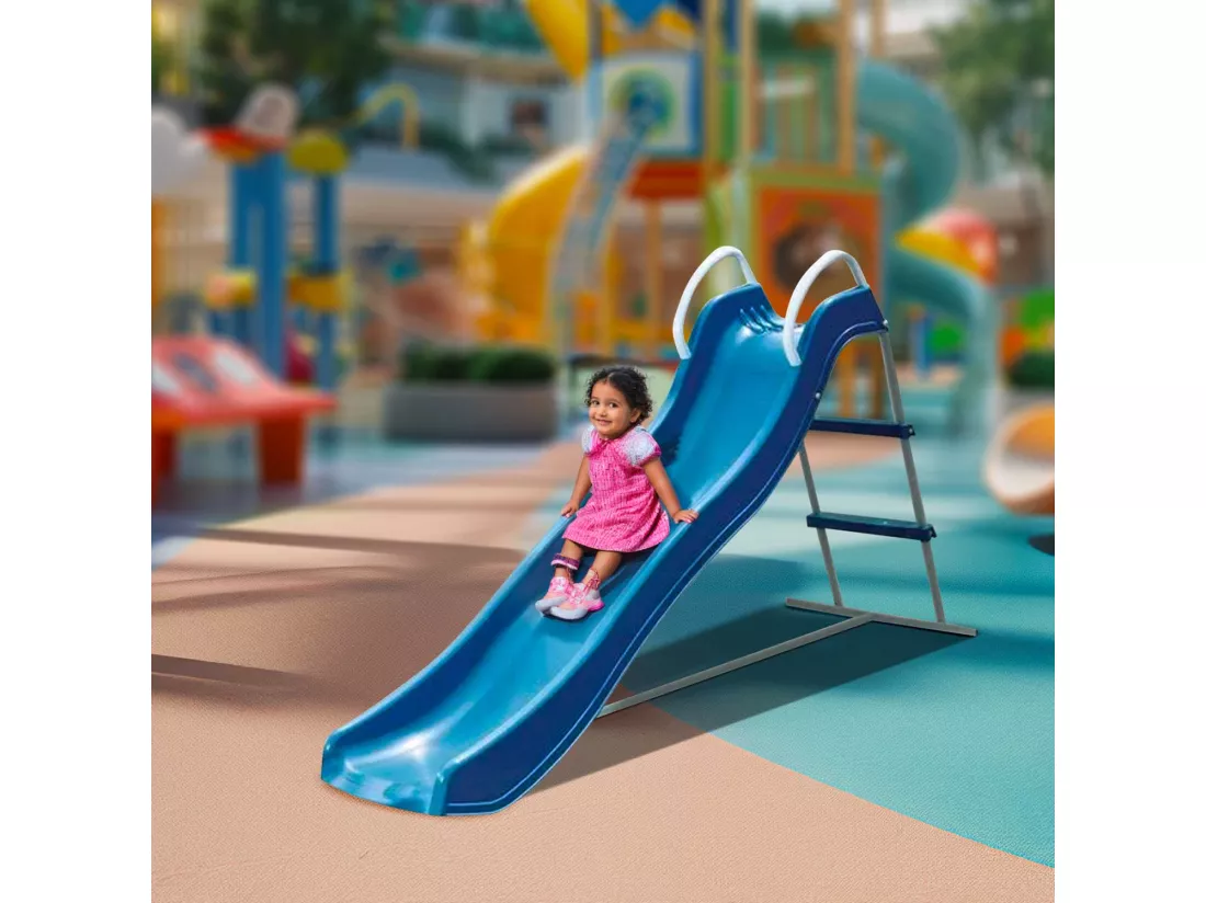 Sweepee - Toboggan pour enfants 2 étapes avec connexion d'eau