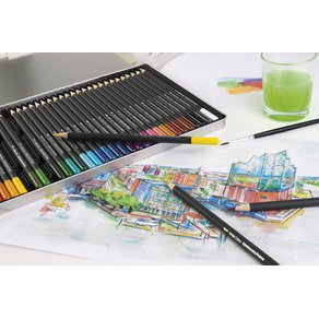 Crayon aquarellable Artist Color, étui de 12