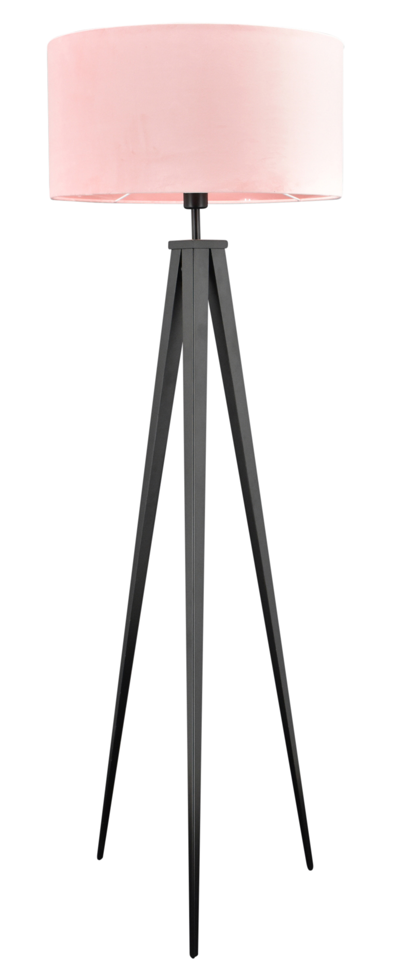 Vloerlamp Denver + kap 50x50x25cm velours roze