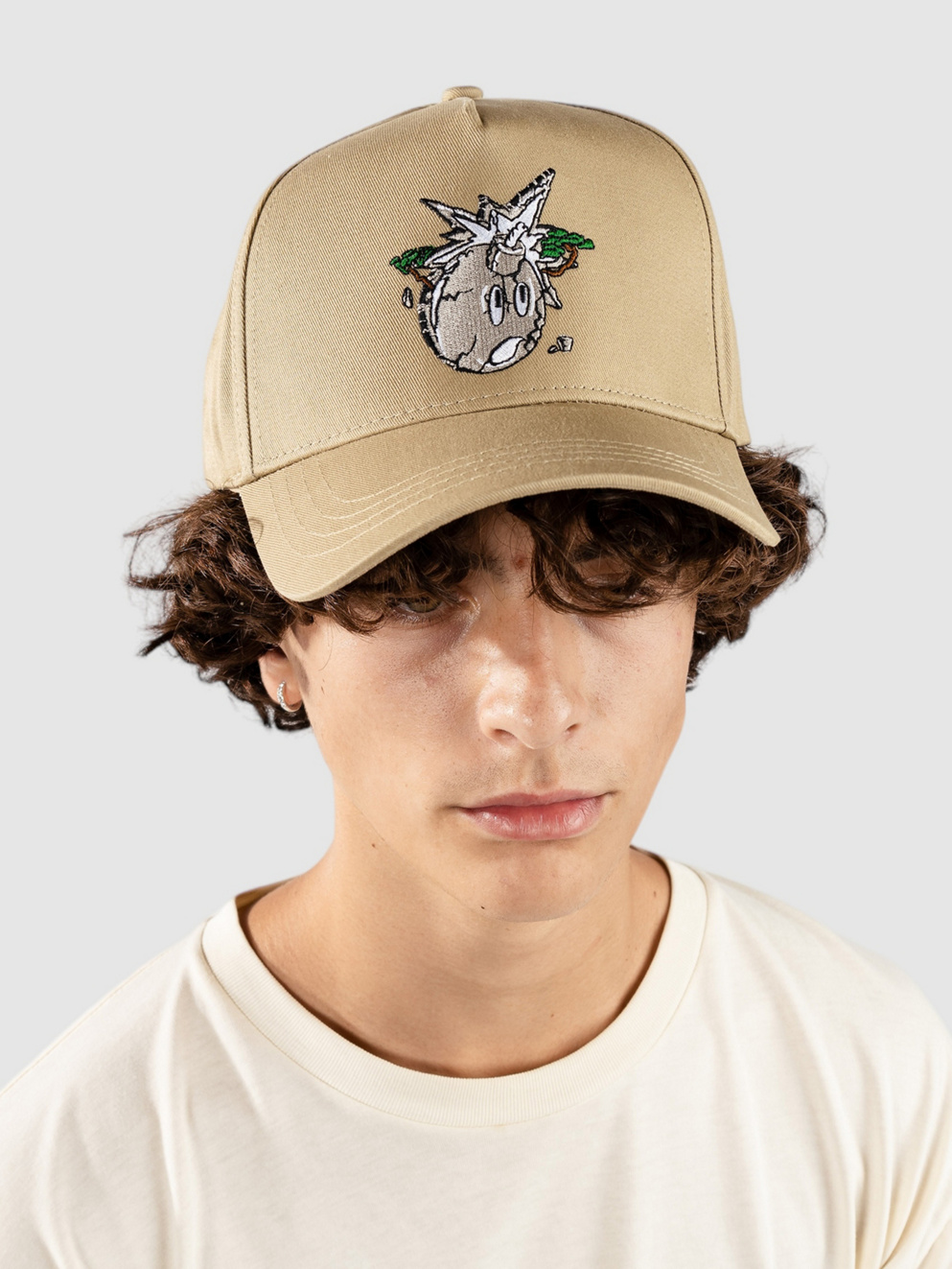 Adam Bomb Snapback Cap beige/khaki