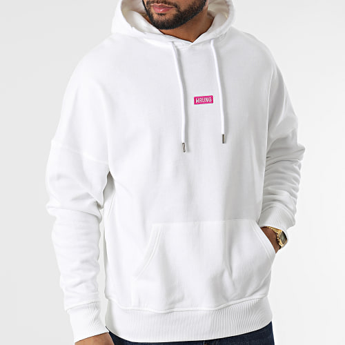 Sweat Capuche Scare Two Blanc