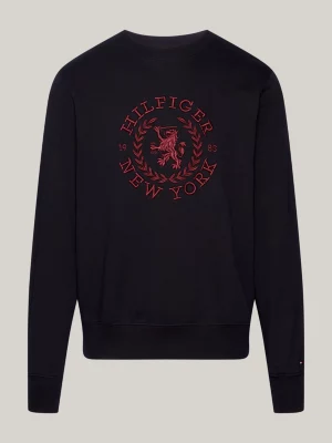 Moletom com logo Crest oversized