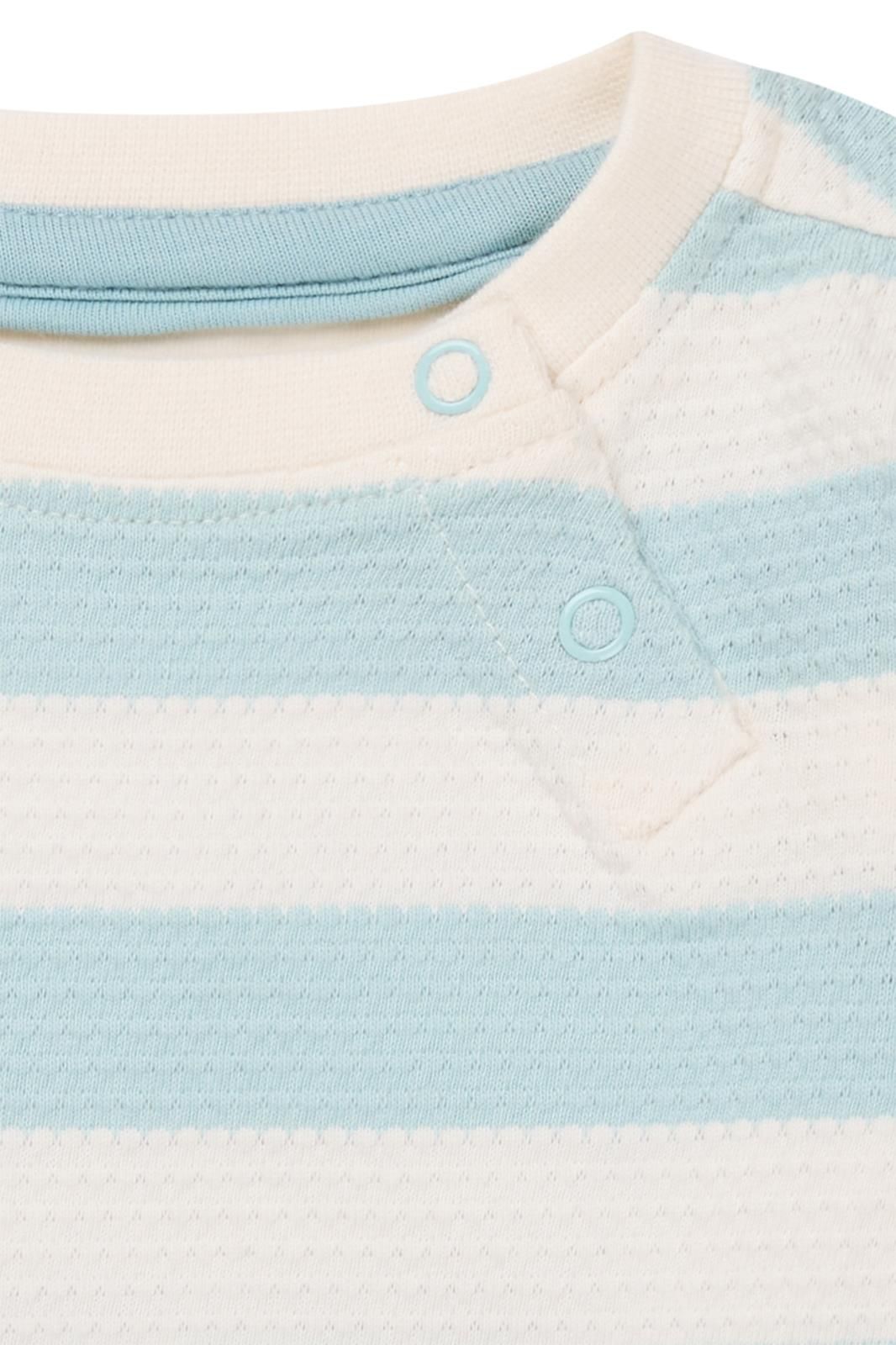 Noppies Newborn Longsleeve Ogden - Stripe pattern Light Blue