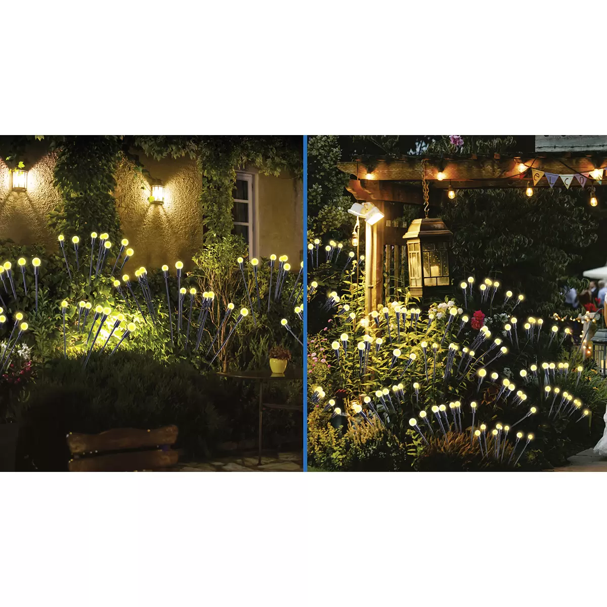 Solarleuchte Glow Lights Silber