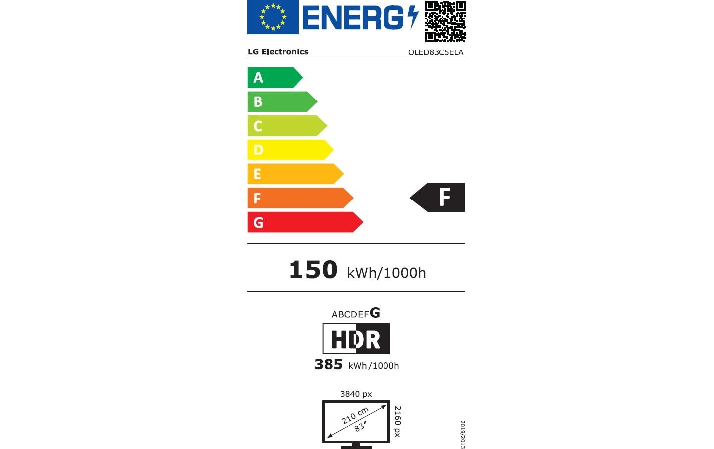 TV OLED83C57LA 83
