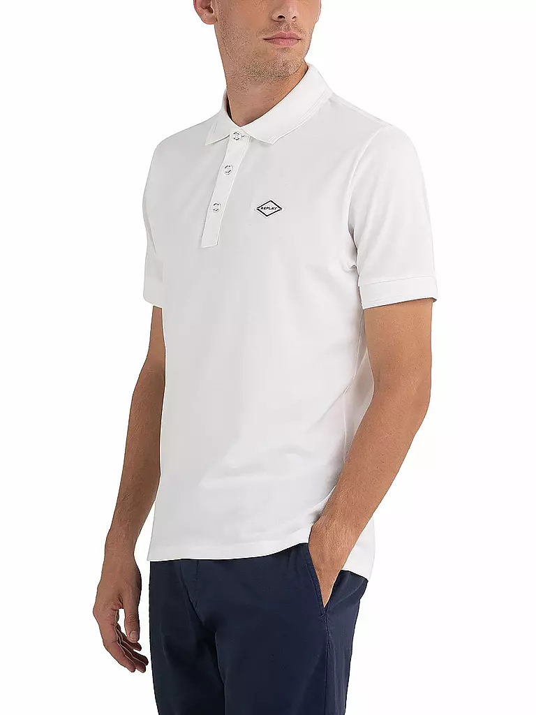 REPLAY Poloshirt  weiss