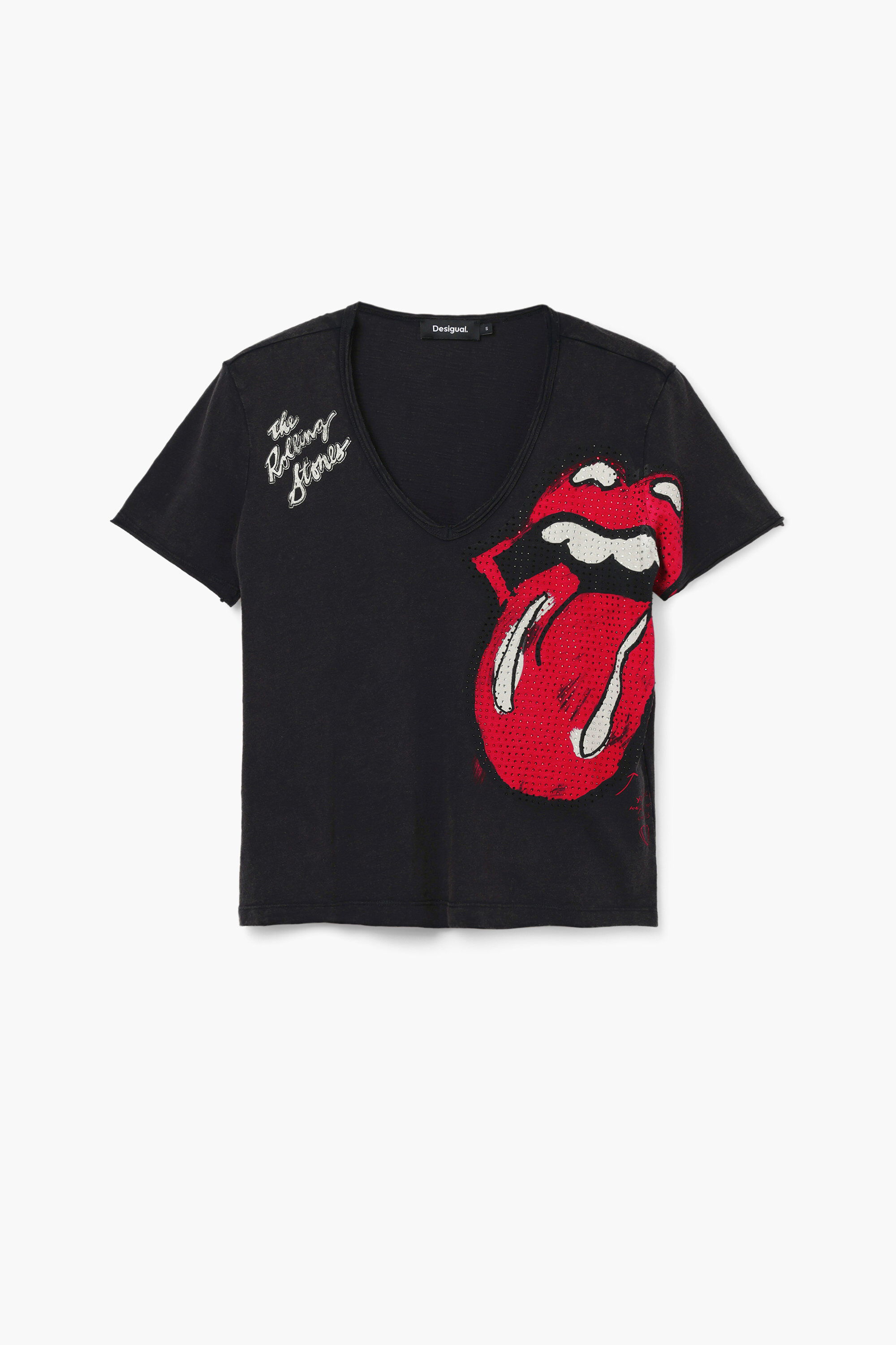 Camiseta strass The Rolling Stones