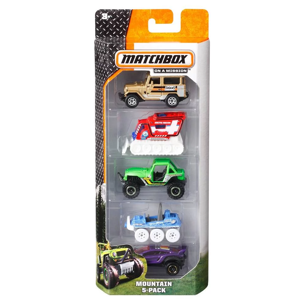 MATCHBOX - PACK 5 VEHICULES