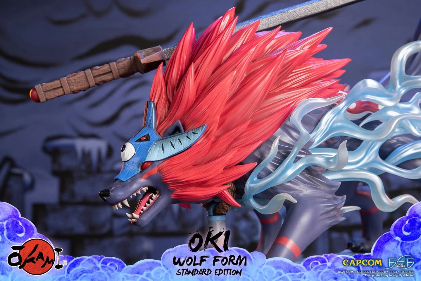 Okami (Oki Wolf Form) RESIN Statue
