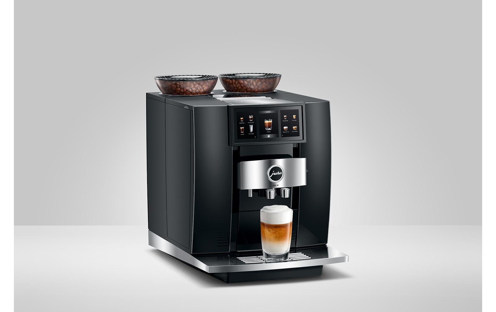 Kaffeevollautomat Giga 10 Diamond Black (SA)<br>Vollautomat für eine grosse Auswahl an Kaffee- und Milchspezialitäten