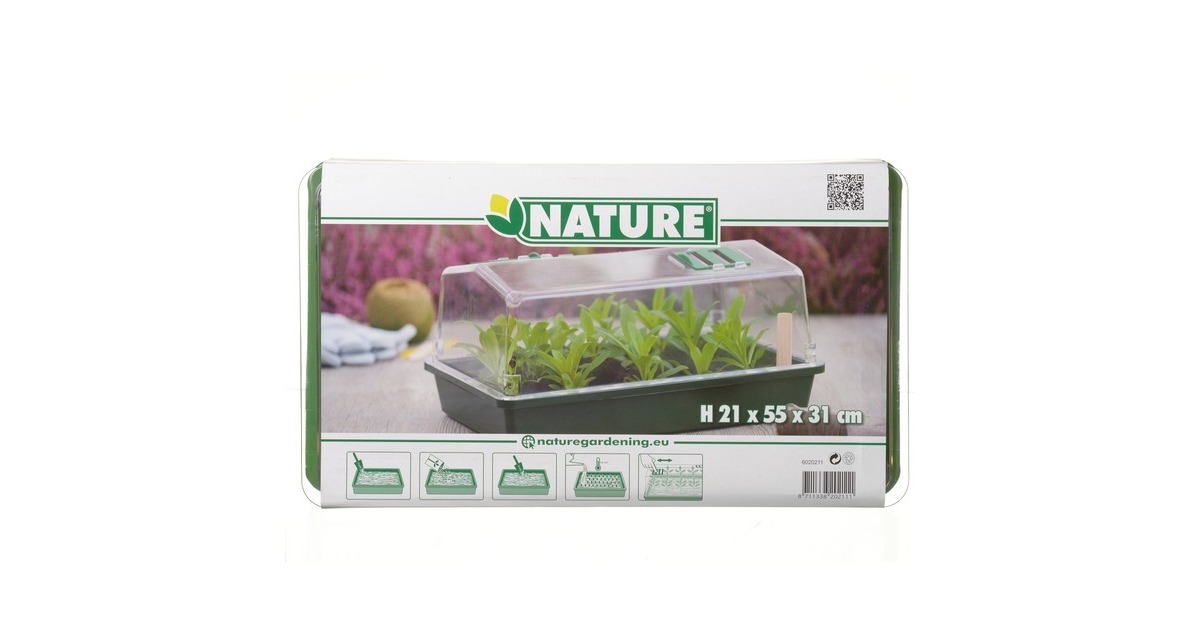 NatureMini-kweekbak kweekkas  (Groen/transparant)