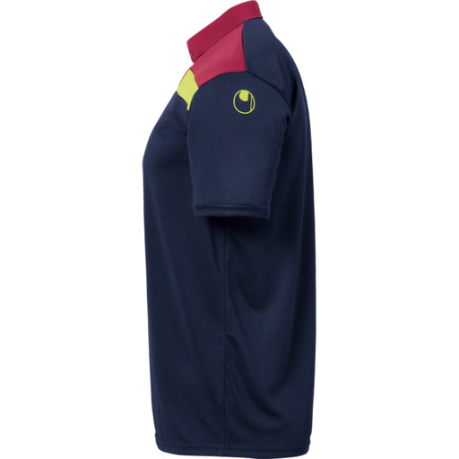 Camisa Pólo Offense 23 Azul Marino/burdeos/amari Uhlsport