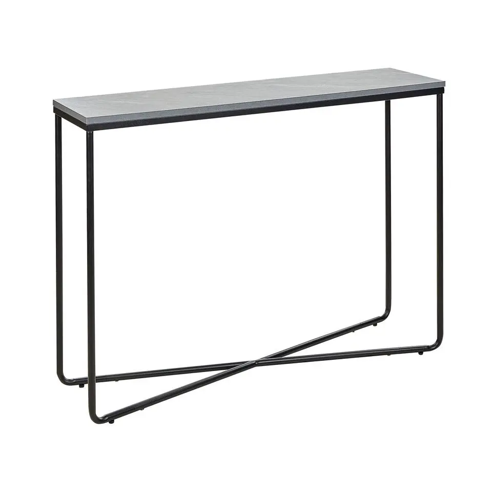 HAZEN - Sidetable - Grijs/Zwart- MDF