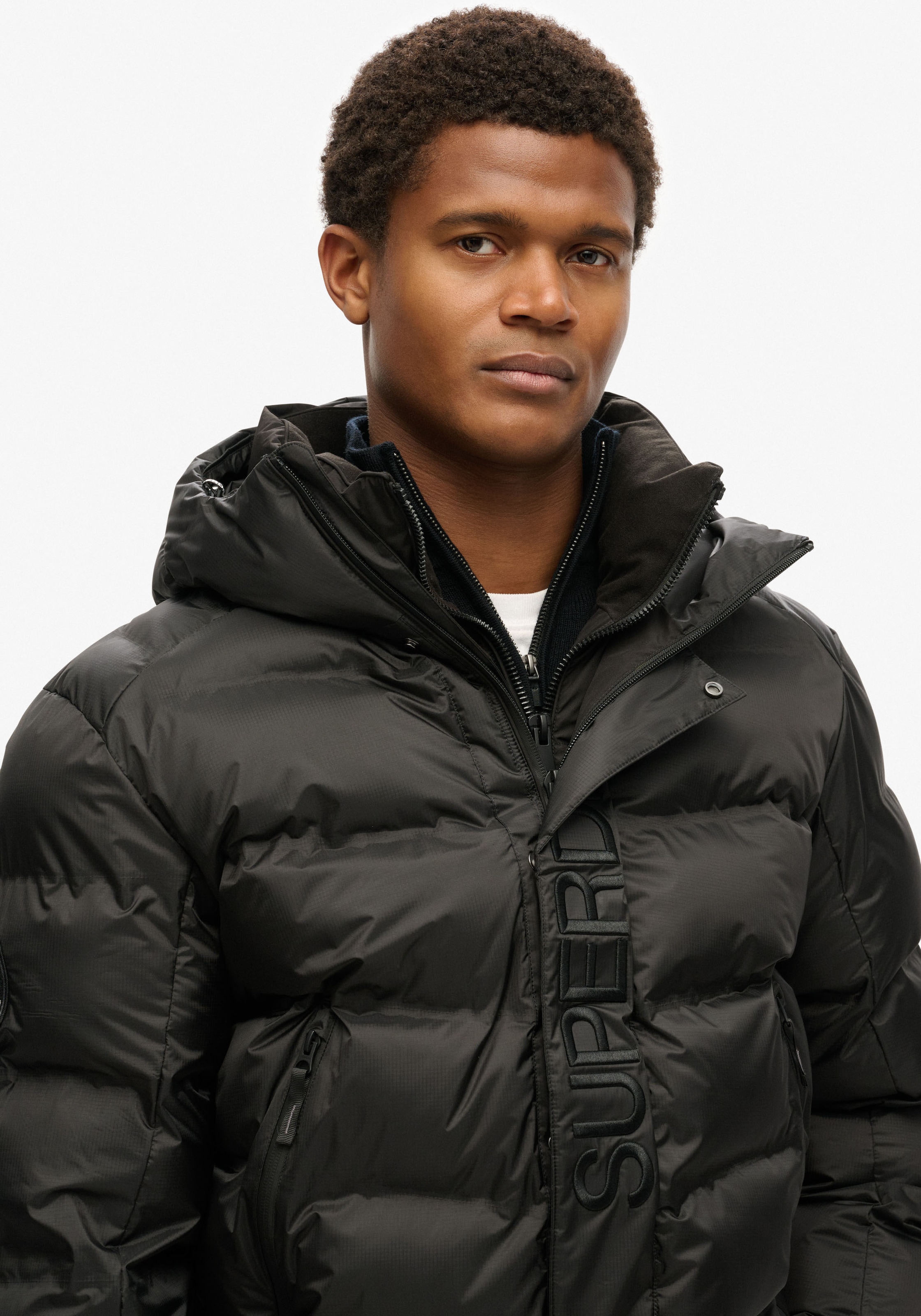 Superdry Steppjacke »Hooded City Graphic Puffer Jkt«