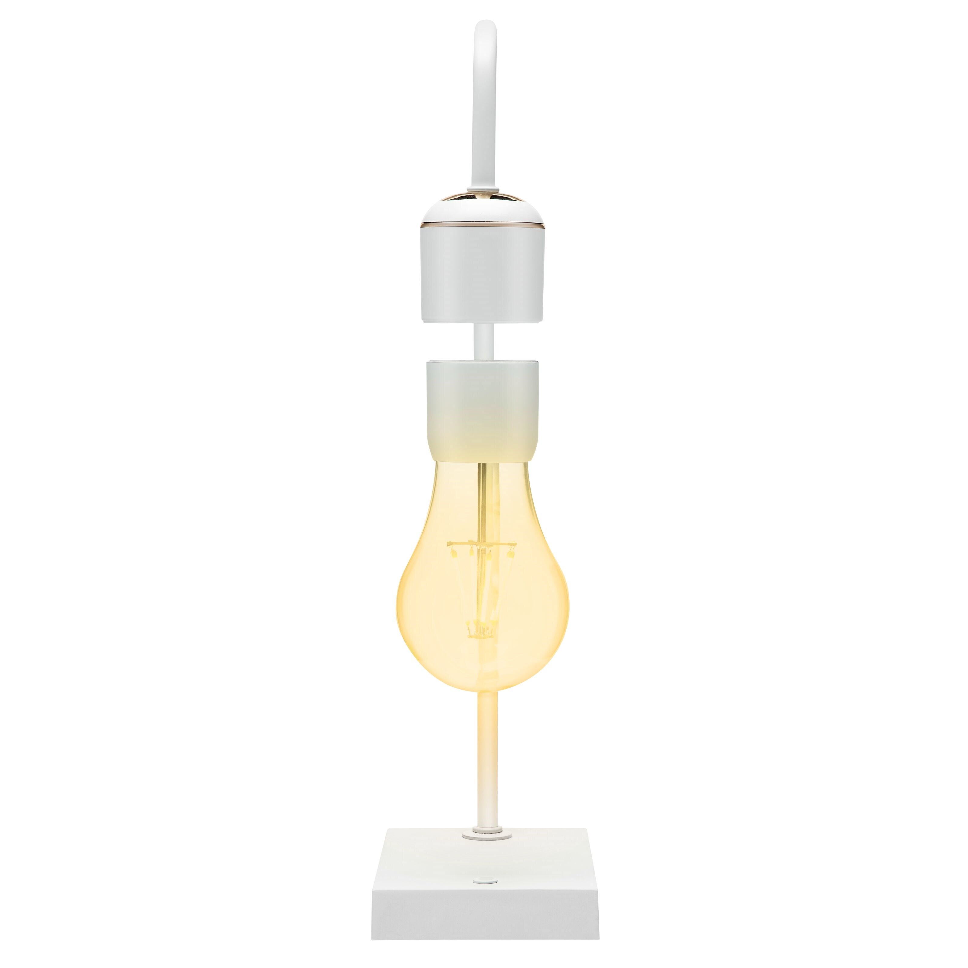 Cleverio Svevende bordlampe Hvit