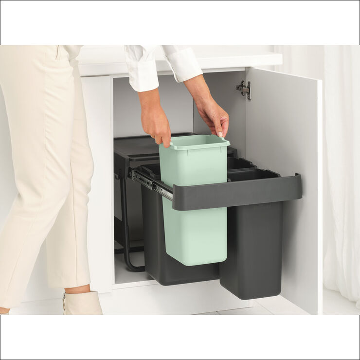 Brabantia Sort&Go Indbygningsmodul, 10  10  2 Dark grey