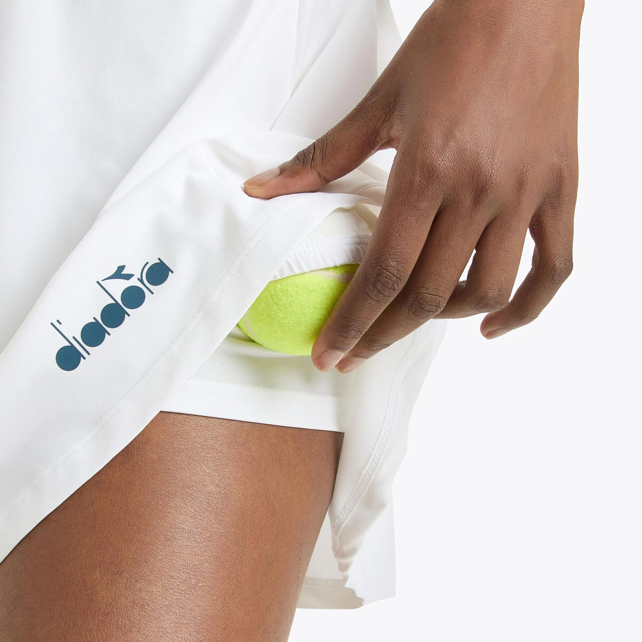 Diadora L. Icon Jupe Femmes - Blanc , Bleu Petrol
