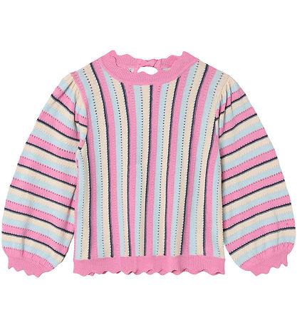 Fliink Bluse - Strick - Bowie Stripe - Sandshell Multi