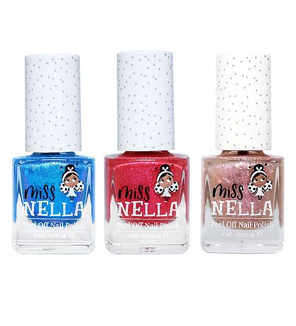 Miss Nella Nagellack - 3er-Pack - Tickle Me Pink/Abracadabra/Blu