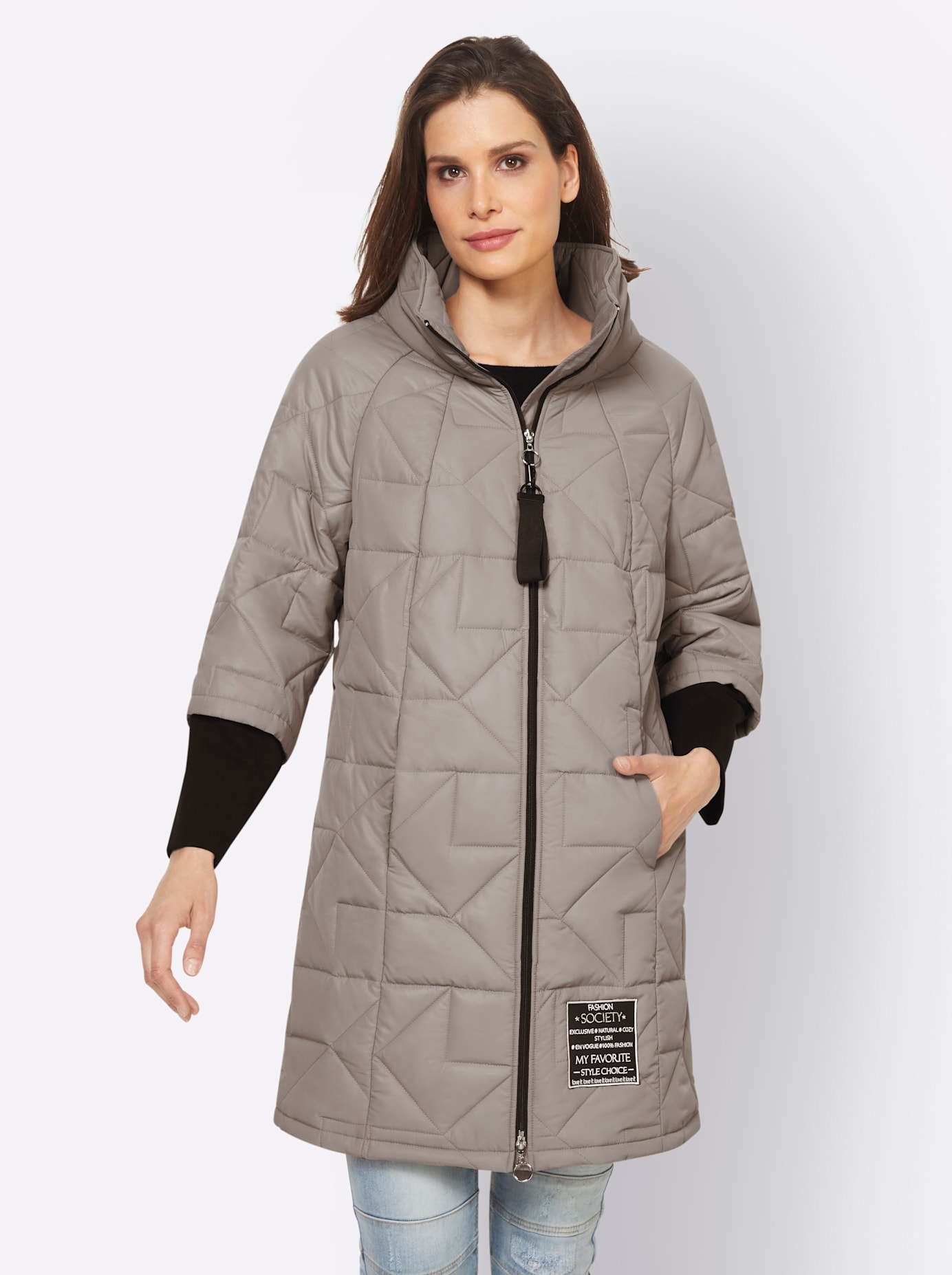heine Langjacke ohne Kapuze