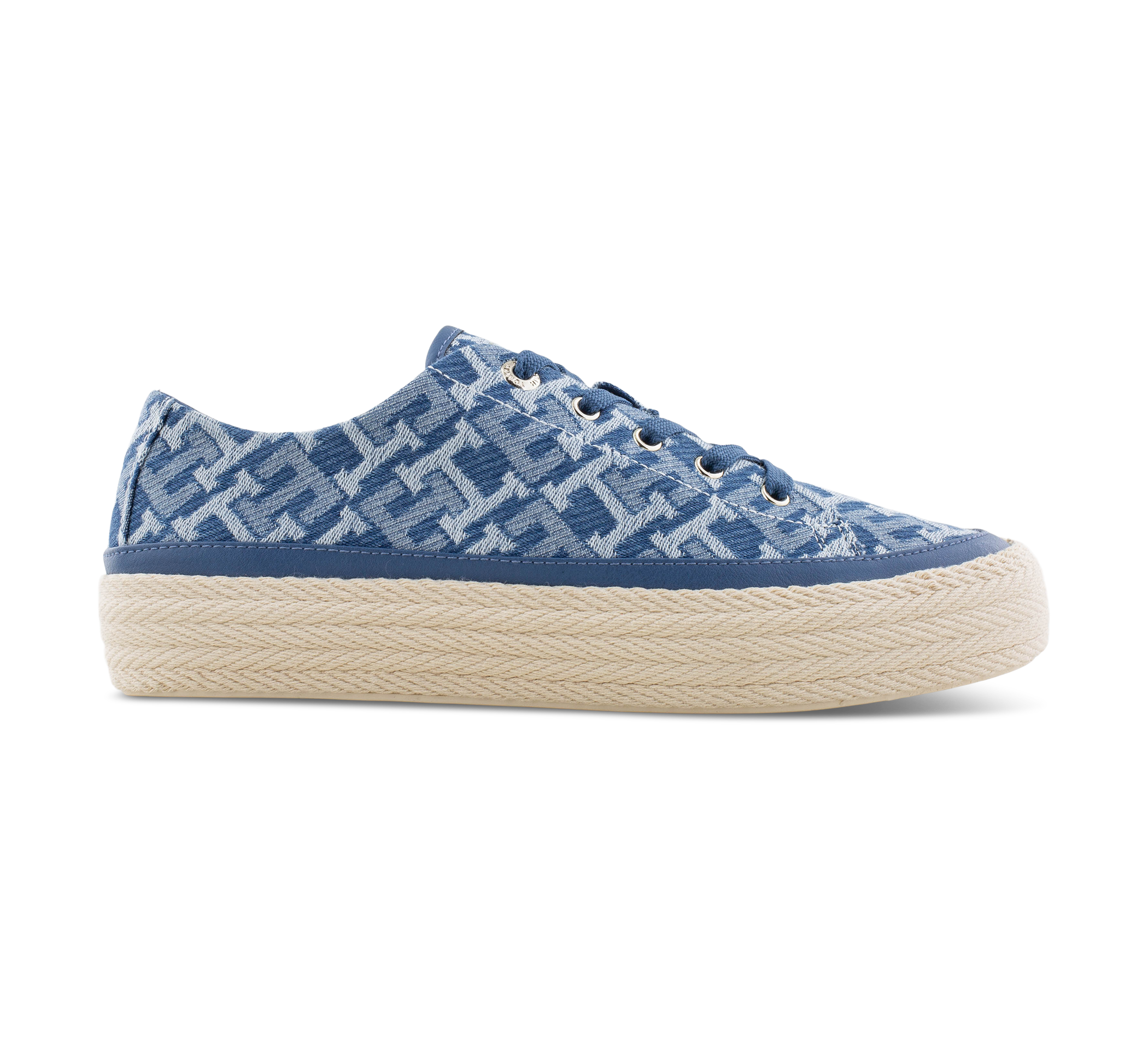 Tommy Hilfiger Vulc Rope Monogram Denim - Sneaker low