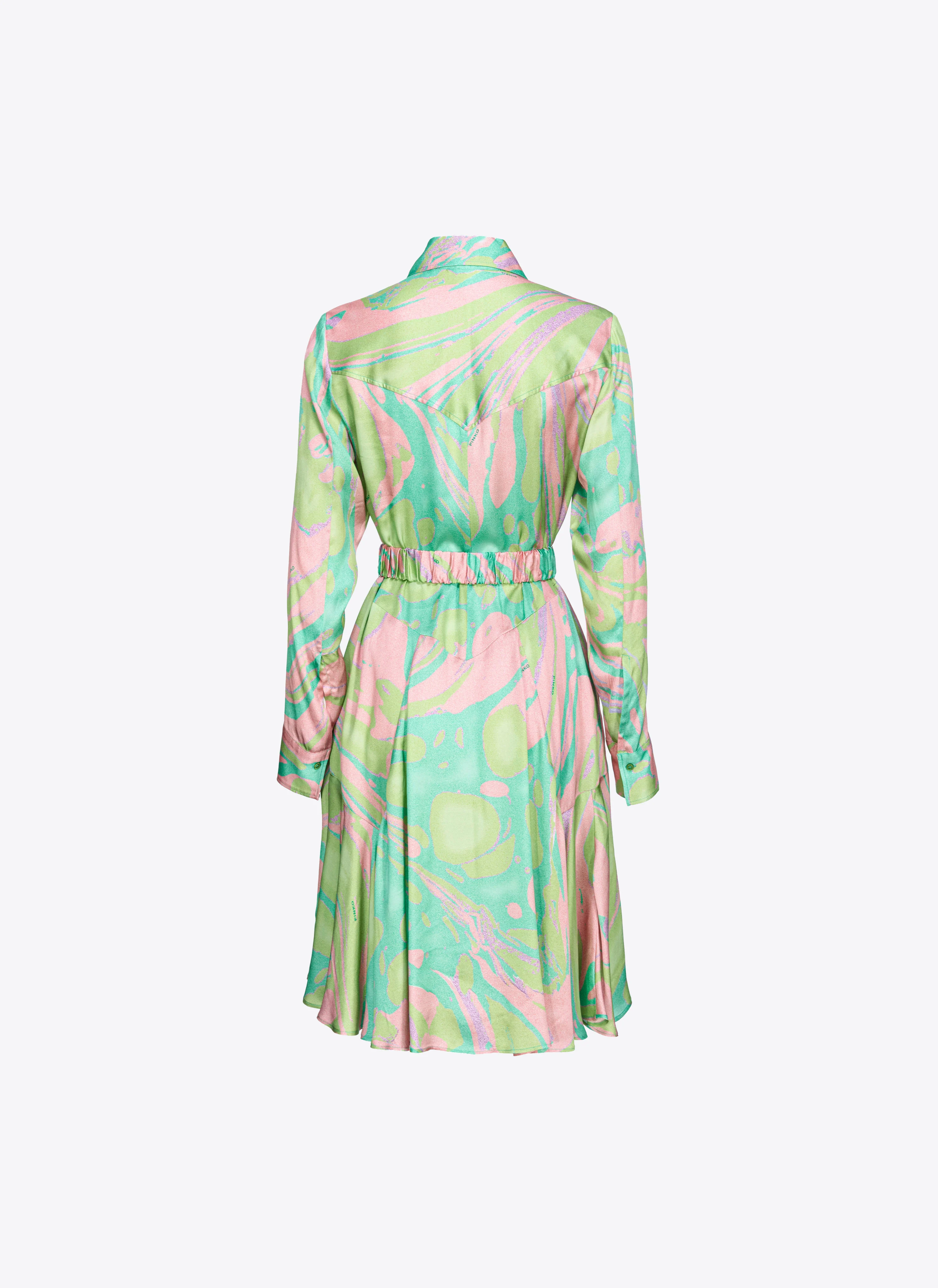 Robe chemise à imprimé splash | Multicolore
