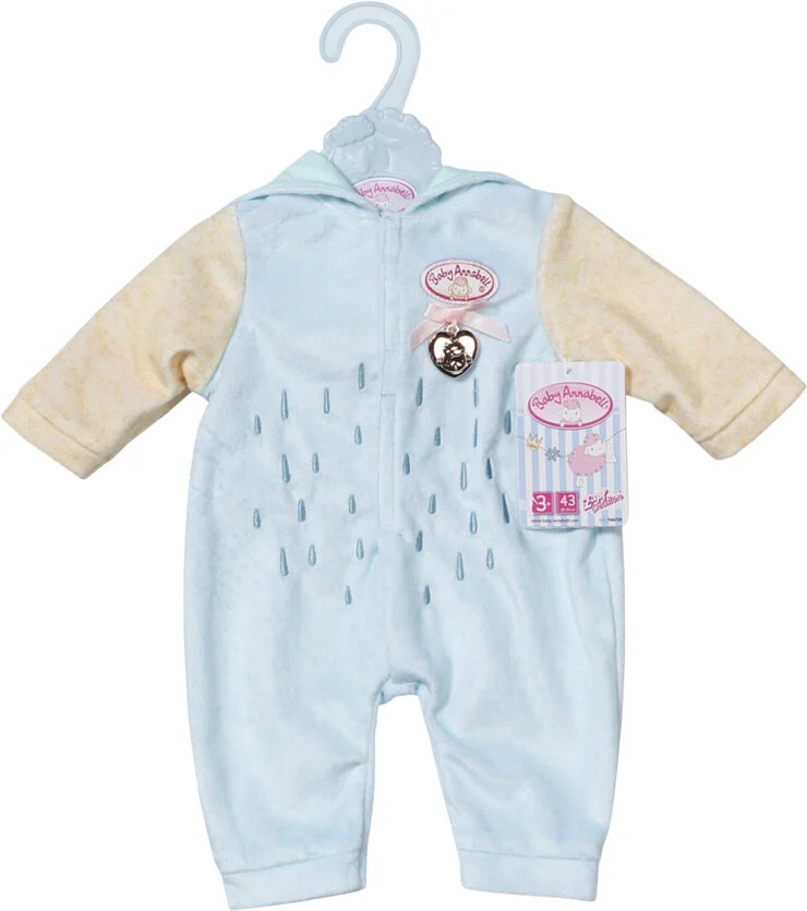 Baby Annabell Baby Annabell owl onesie Blå & beige