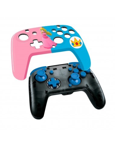 PDP Faceoff Deluxe Audio Wired Controller Peach Licensed Switch