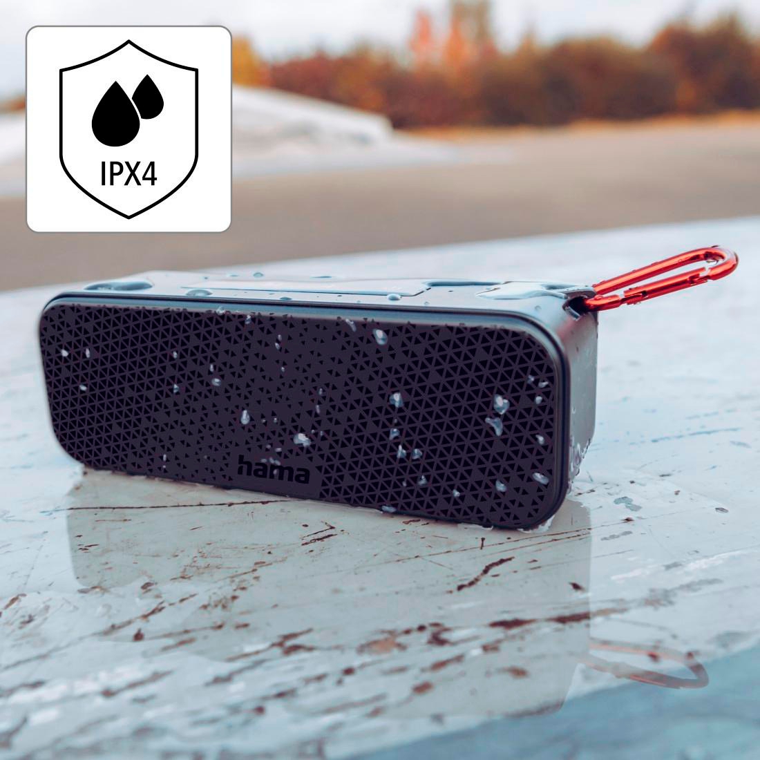 Hama PowerBrick 2.0 Bluetooth Lautsprecher 8 W  schwarz