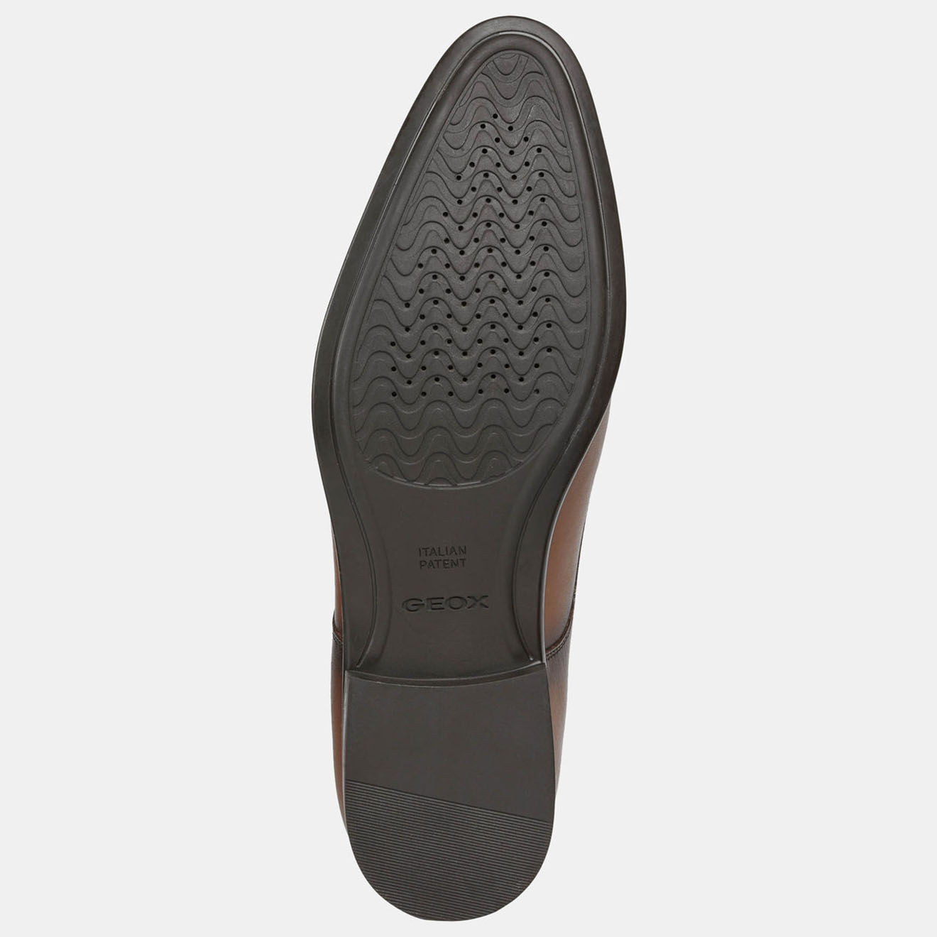 Geox Derbies en Cuir Lacopo cognac