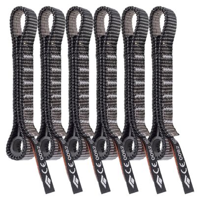 Sangles Black Diamond Standard 12Cm (x6) Noir