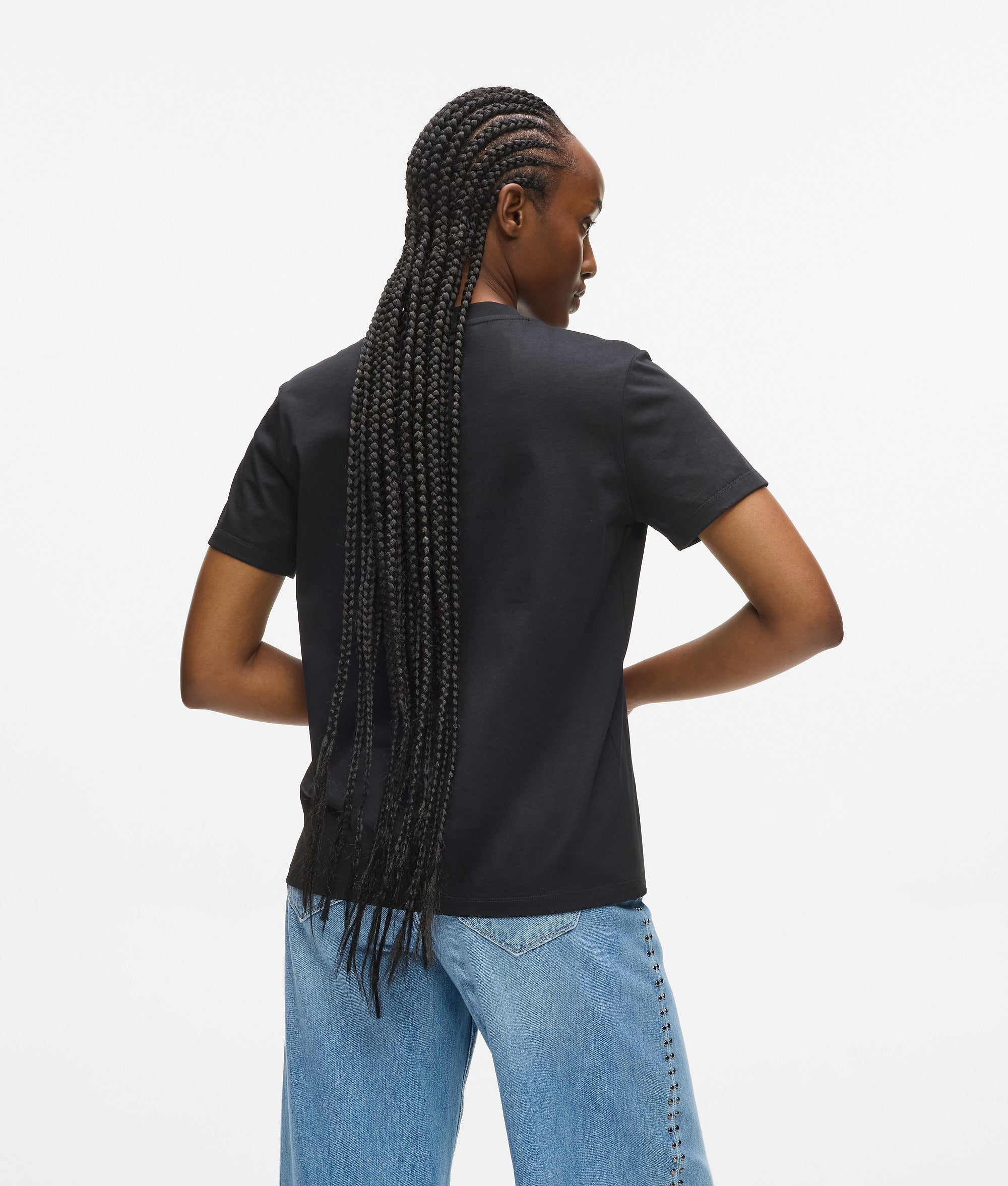 Signature T-shirt met studs