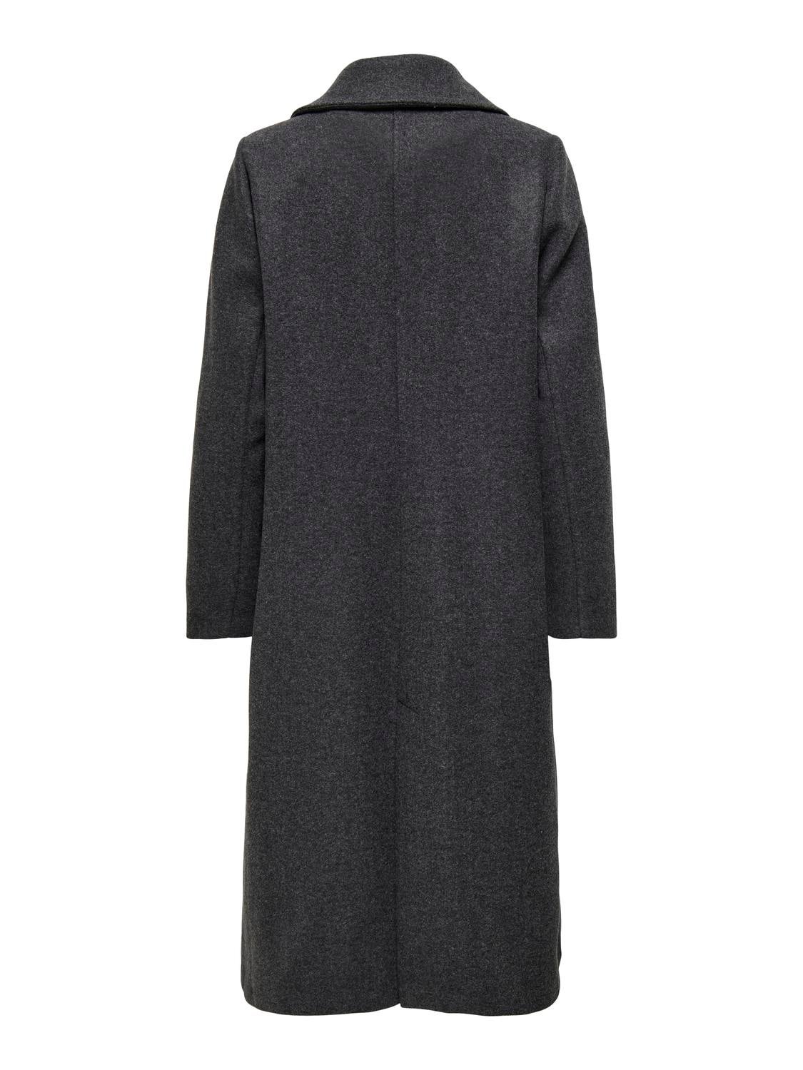 ONLEMMA Mantel Dark Grey Melange