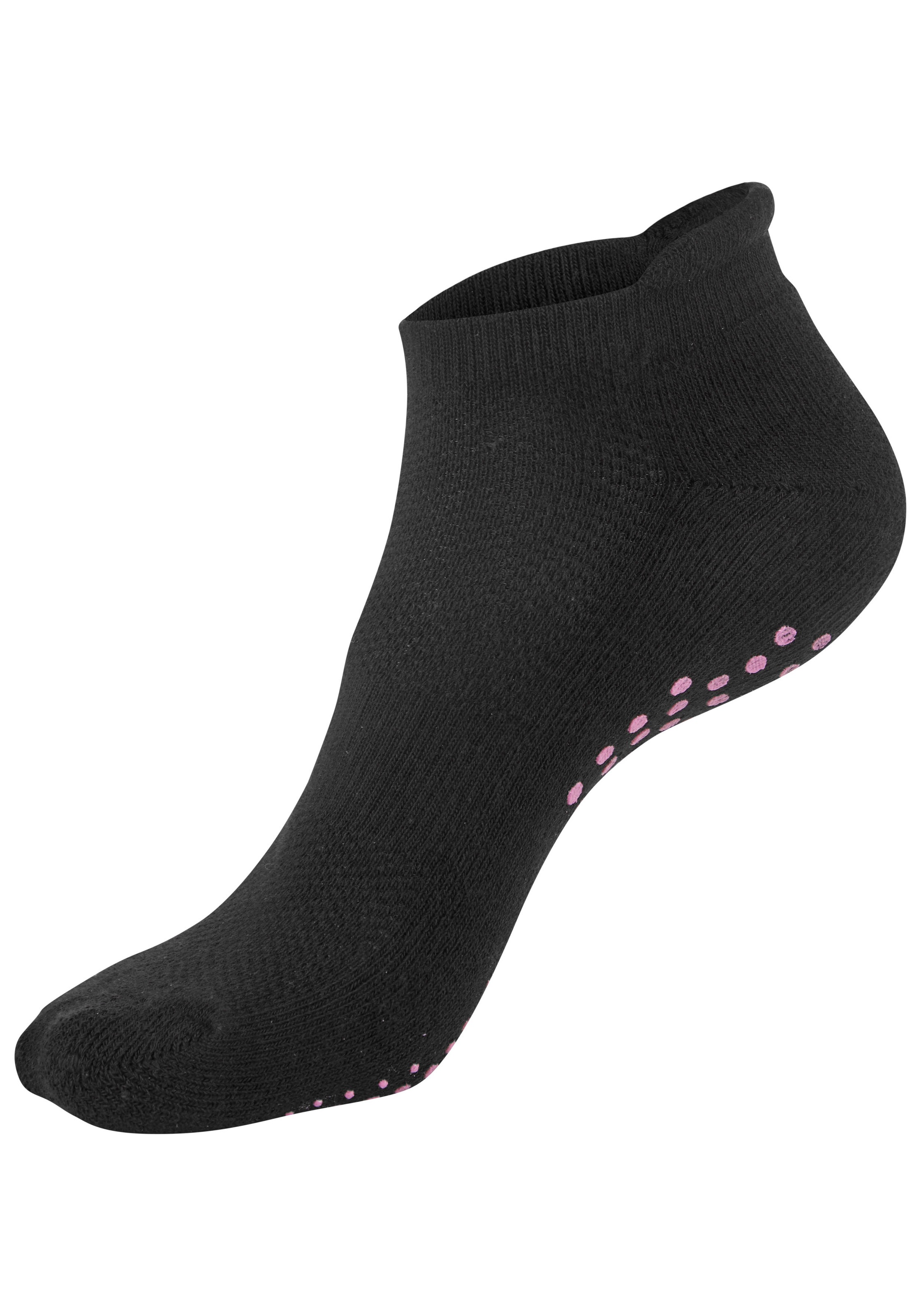 Lavana ABS-Socken Packung, 3 Stk. tlg. mit farbigen Noppen