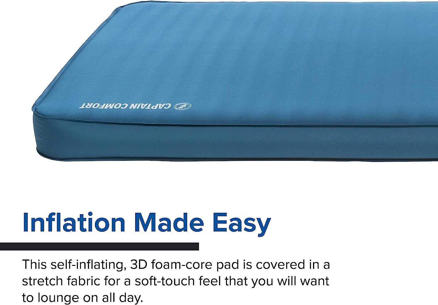 Big Agnes Captain Comfort Delux Camp<br>Liggeunderlag R-verdi 8,3
