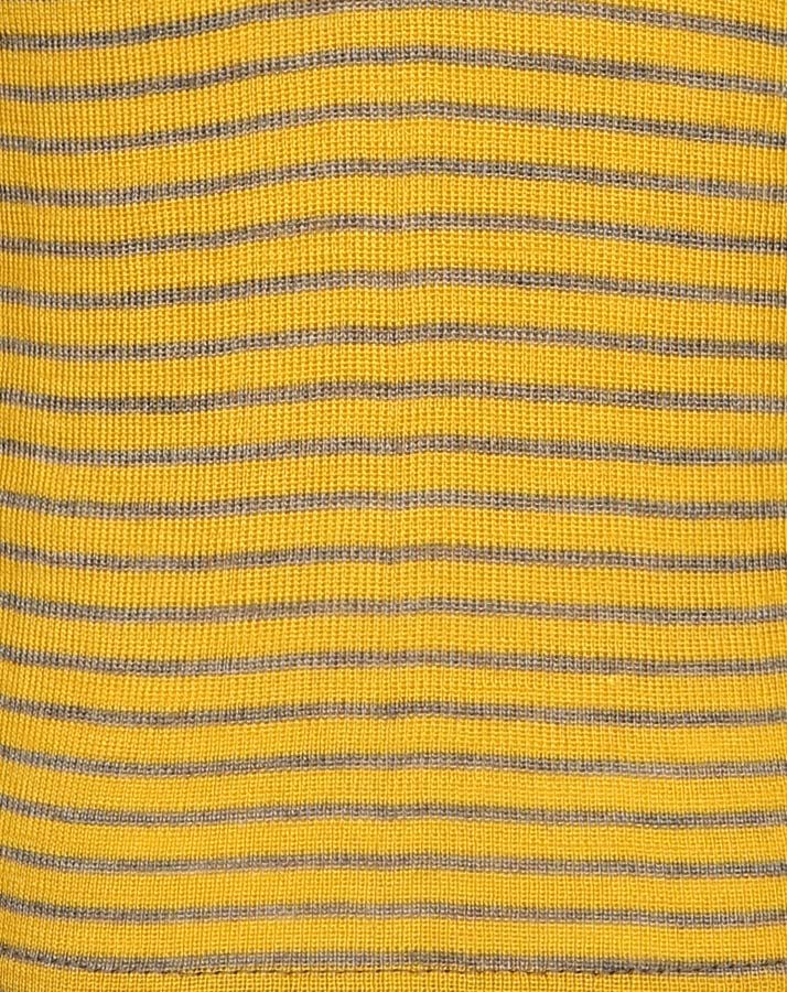 Wickel-Langarmshirt STRIPES mit Seide in safran/walnuss