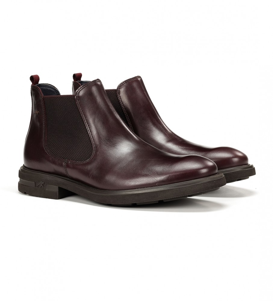 Botas de couro Fluchos F0770 Borgonha