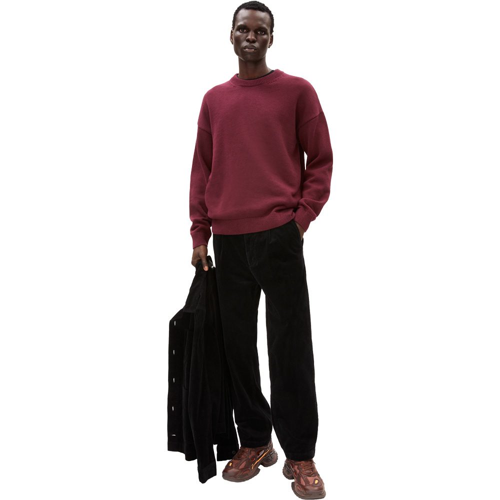 Armedangels Jovaan Strickpullover Herren cranberry juice