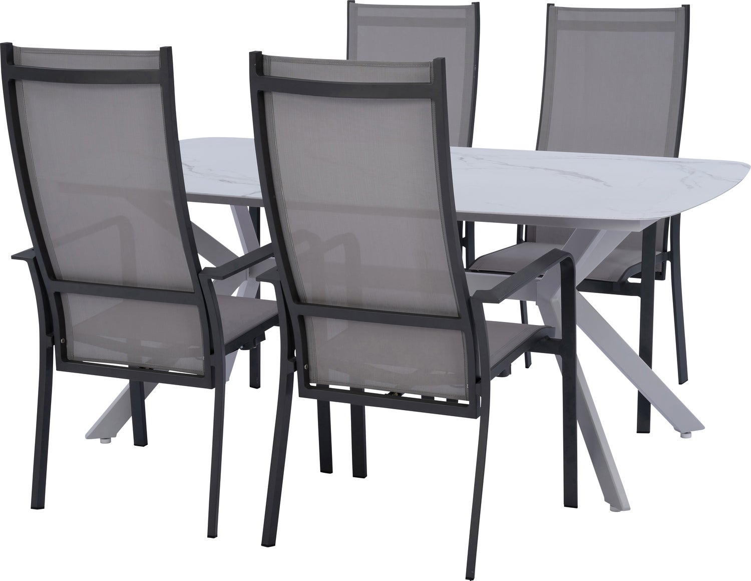 Intratuin eettafel Lotte wit 180 x 100 x 74 cm