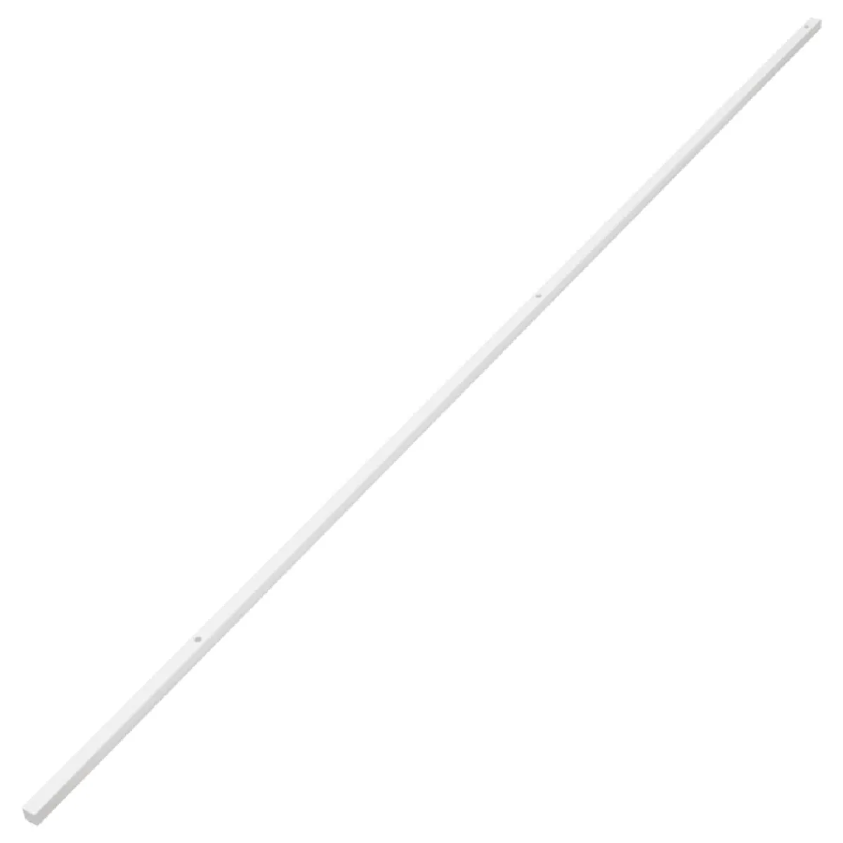 vidaXL Goulotte de câble 30x15 mm - Blanc