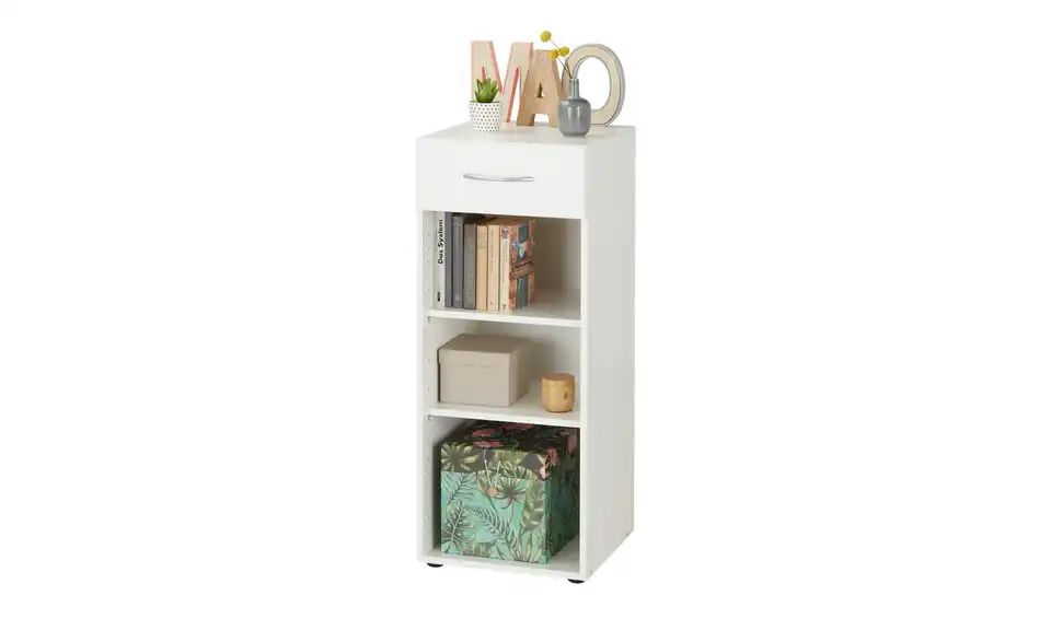 Regal Multischrank-System 40 cm 98 cm Weiß