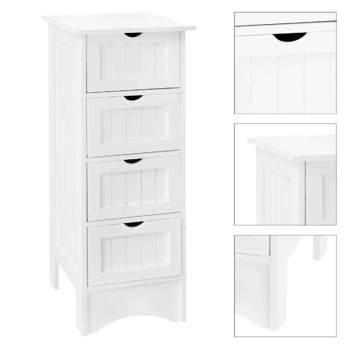 ML DESIGN MODERN LIVING ML Design Meuble bas salle de bain avec tiroirs