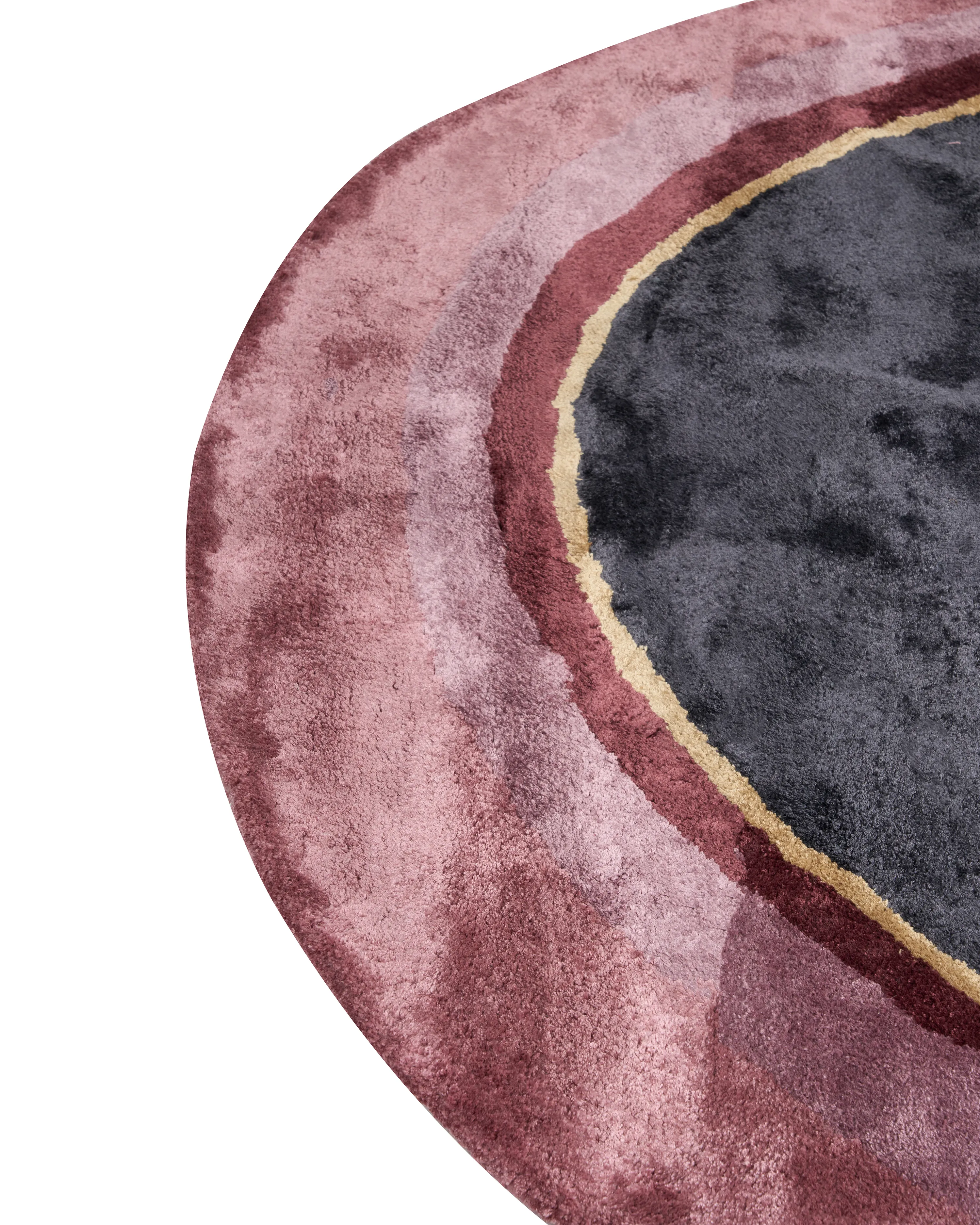Vloerkleed PITHORO Zwart 160 x 230 cm Viscose