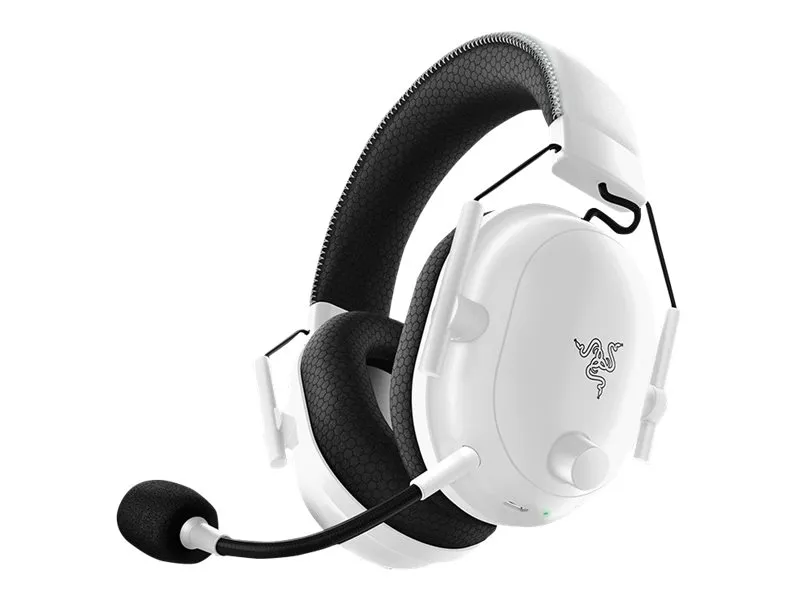 [OUTLET] - Razer BlackShark V2 PRO - 2023 Edition - headset - fuld størrelse - Bluetooth/2,4 GHz radiofrekvens - trådløs - støjisolerende - hvid